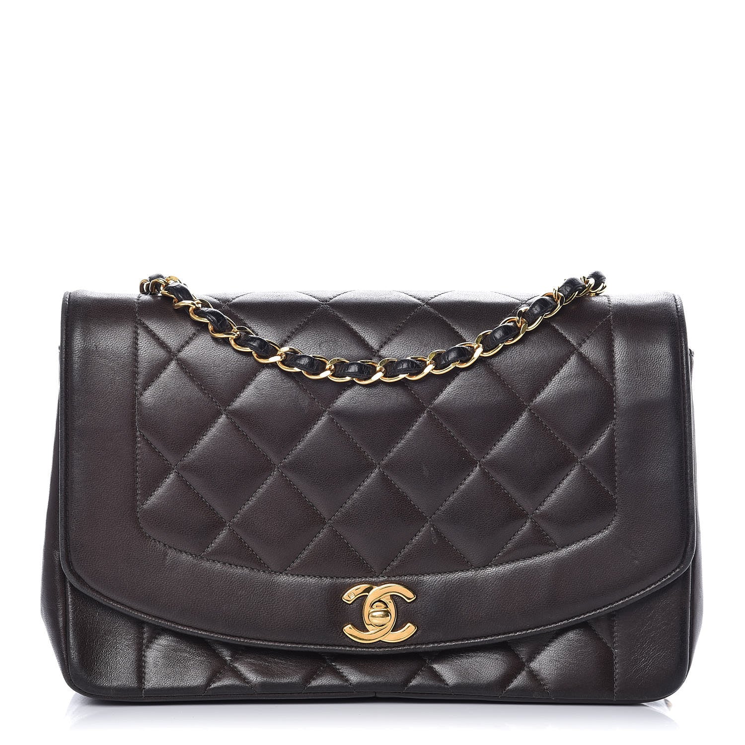 Chanel Lambskin Quilted Medium Single Flap Black 1 of 15
