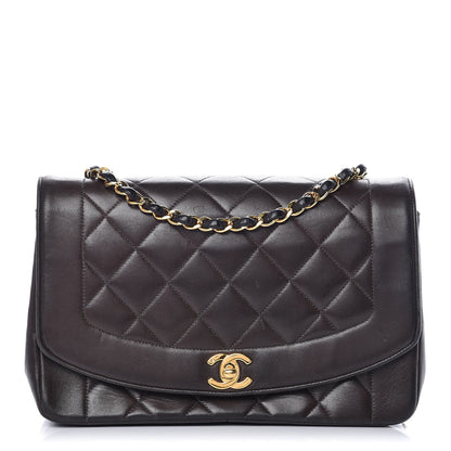 Chanel Lambskin Quilted Medium Single Flap Black 1 of 15