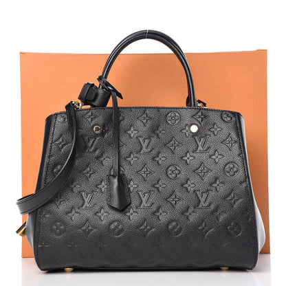 Louis Vuitton Empreinte Montaigne MM Black 10 of 10