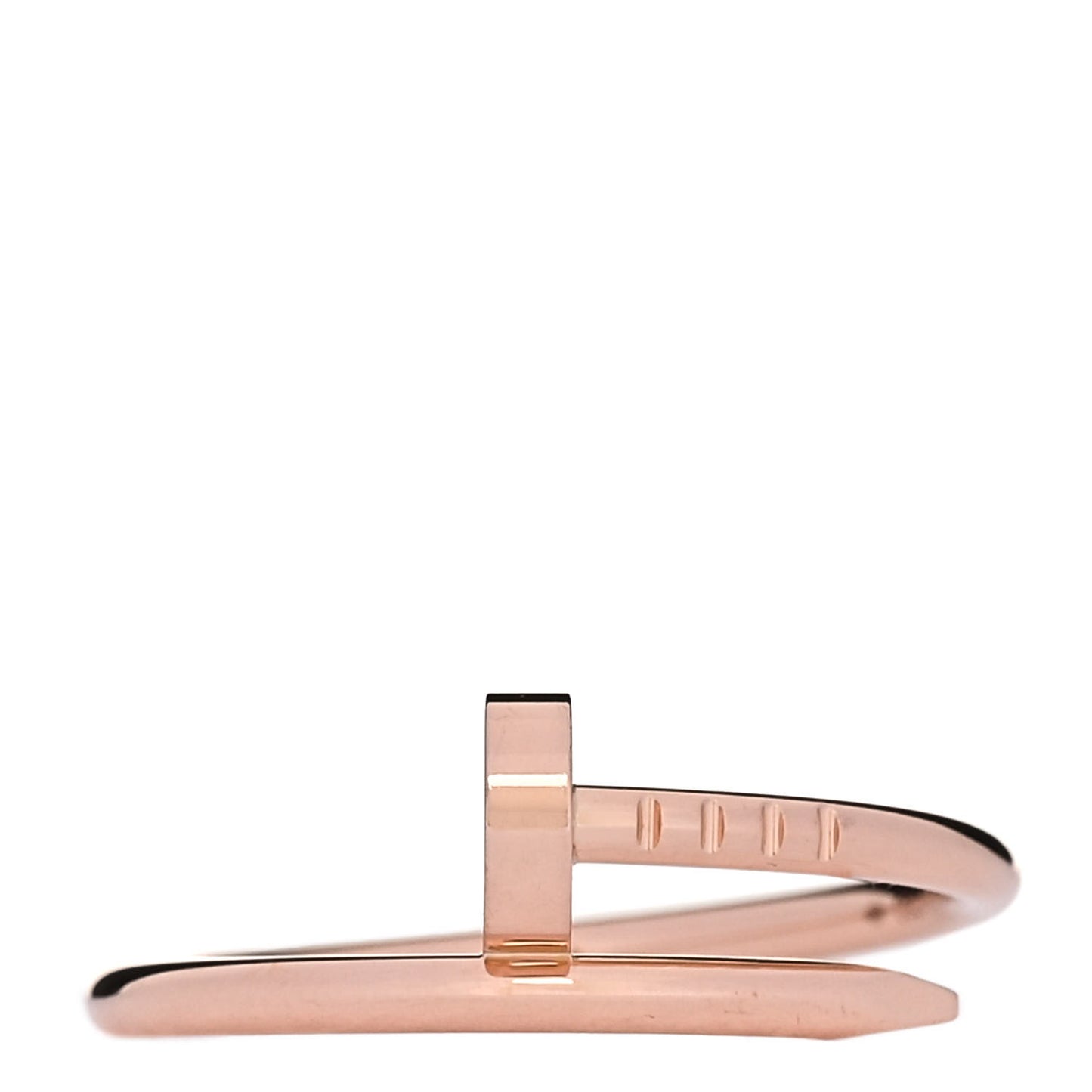 18K Pink Gold Small Juste Un Clou Ring 55 7.25