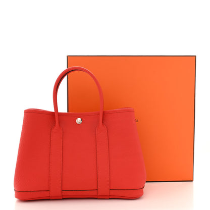 Hermes Vache Country Garden Party TPM 30 Rouge Tomate 12 of 13