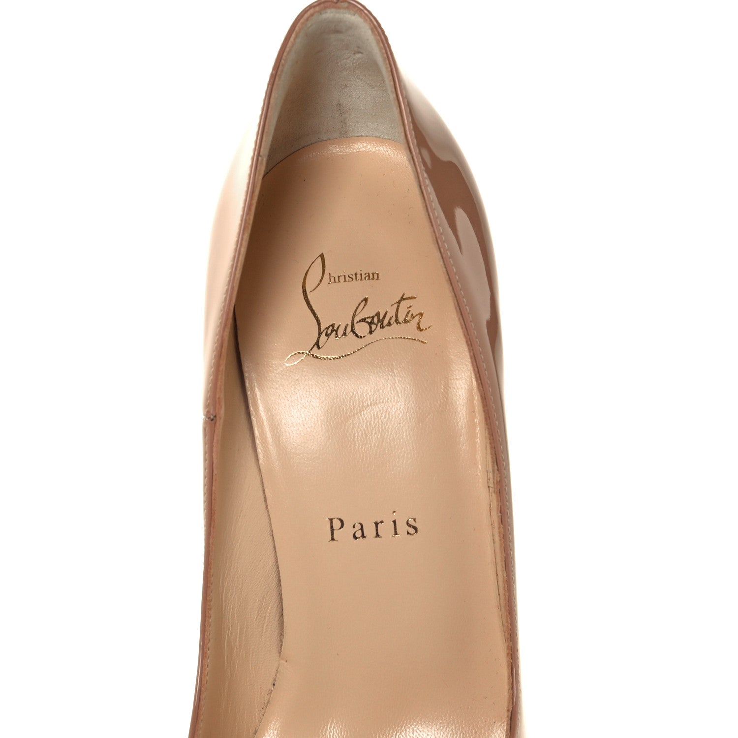 Christian Louboutin Patent So Kate 120 Pumps 37 Nude 9 of 12