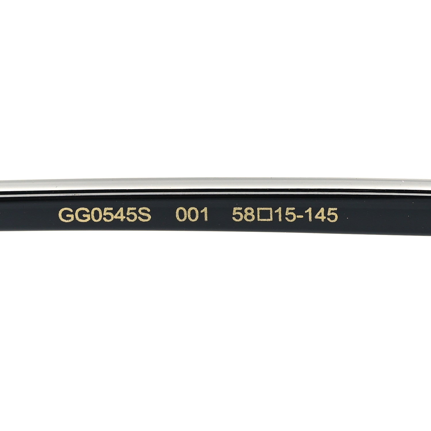 Gucci Acetate Brow Bar Aviator Sunglasses GG0545S Black 6 of 8