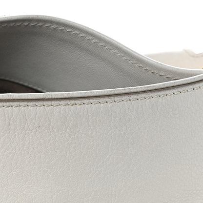 Tom Ford Calfskin Zipper Strap Hobo White 10 of 13