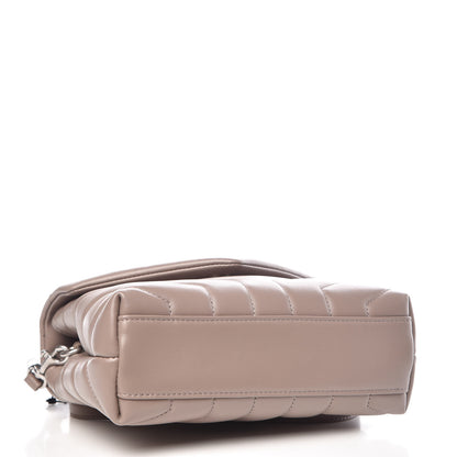 Saint Laurent Calfskin Y Quilted Monogram Toy Loulou Crossbody Bag Pink 4 of 10
