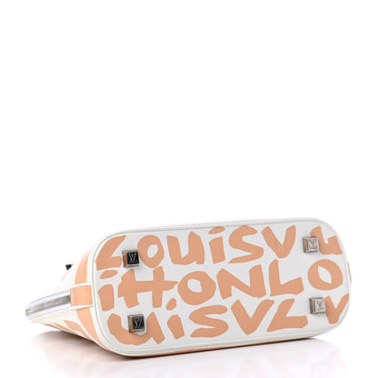Louis Vuitton Graffiti Alma MM Peach 3 of 4