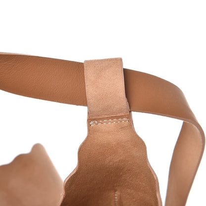 Chloe Suede D'Orsay Espadrille Wedges 36 Reef Shell 10 of 12