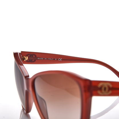 Chanel Acetate CC Sunglasses 5203 Red 6 of 8