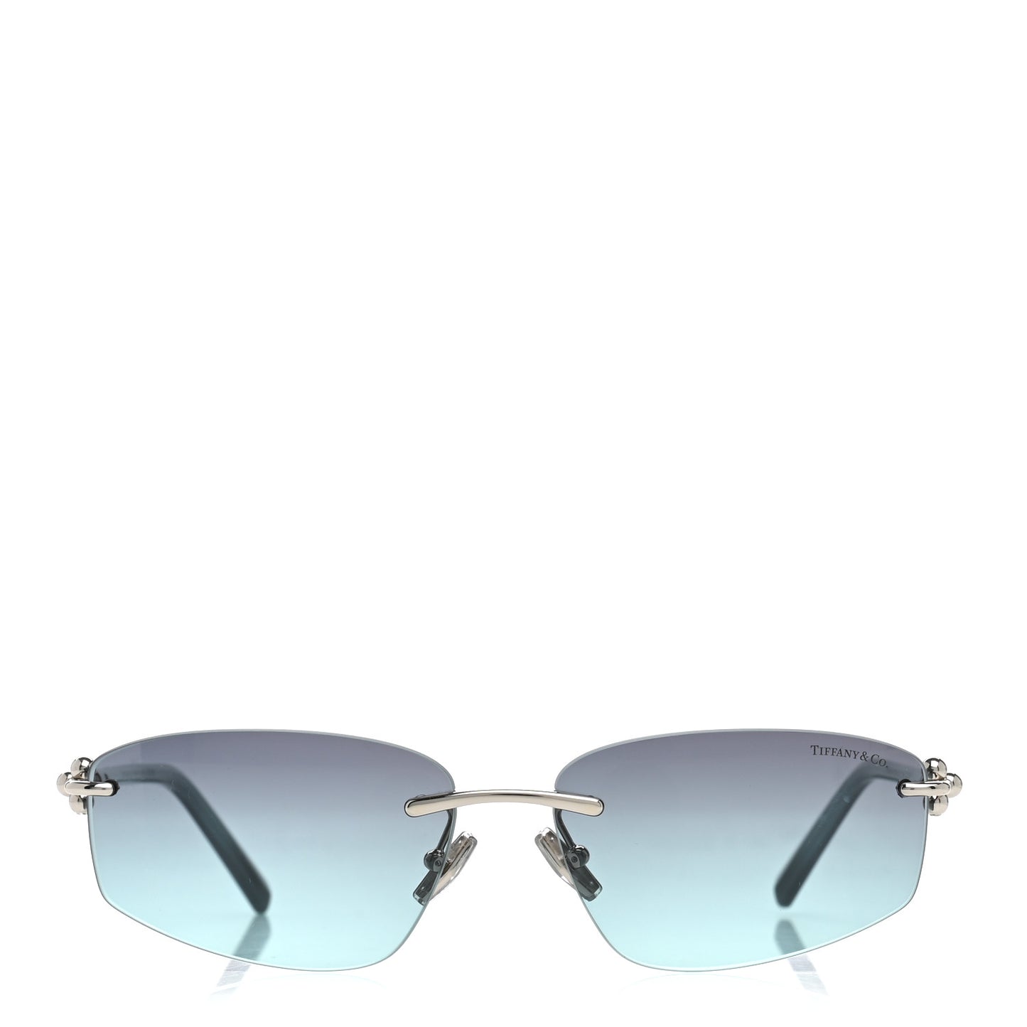 Metal HardWear Sunglasses TF3114 Silver Azure Gradient Grey