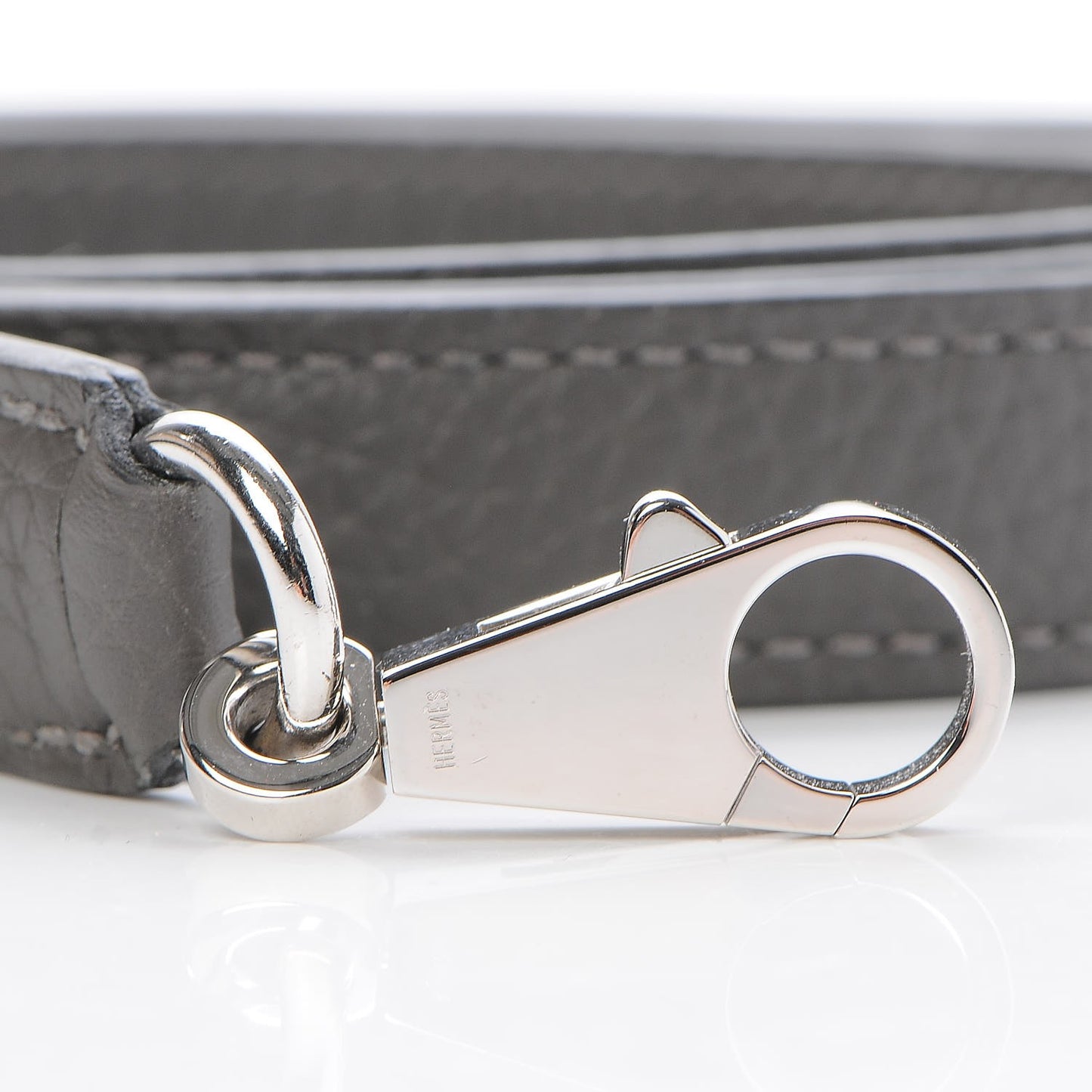 Togo Horseshoe Tri Color Kelly Retourne 40 Etain Gris Tourterelle Graphite