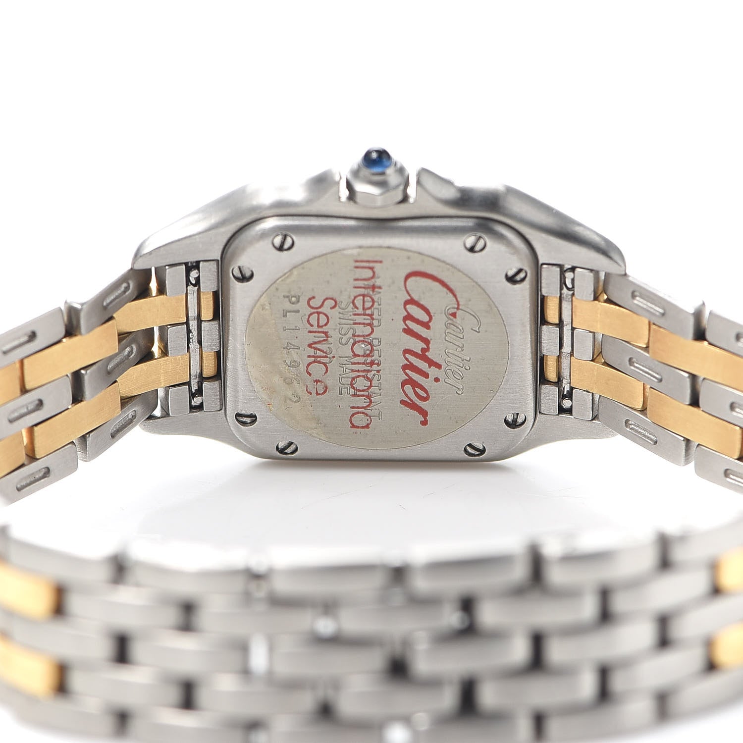 Cartier Stainless Steel 18K Yellow Gold 22mm Panthere Quartz Watch 4 of 6