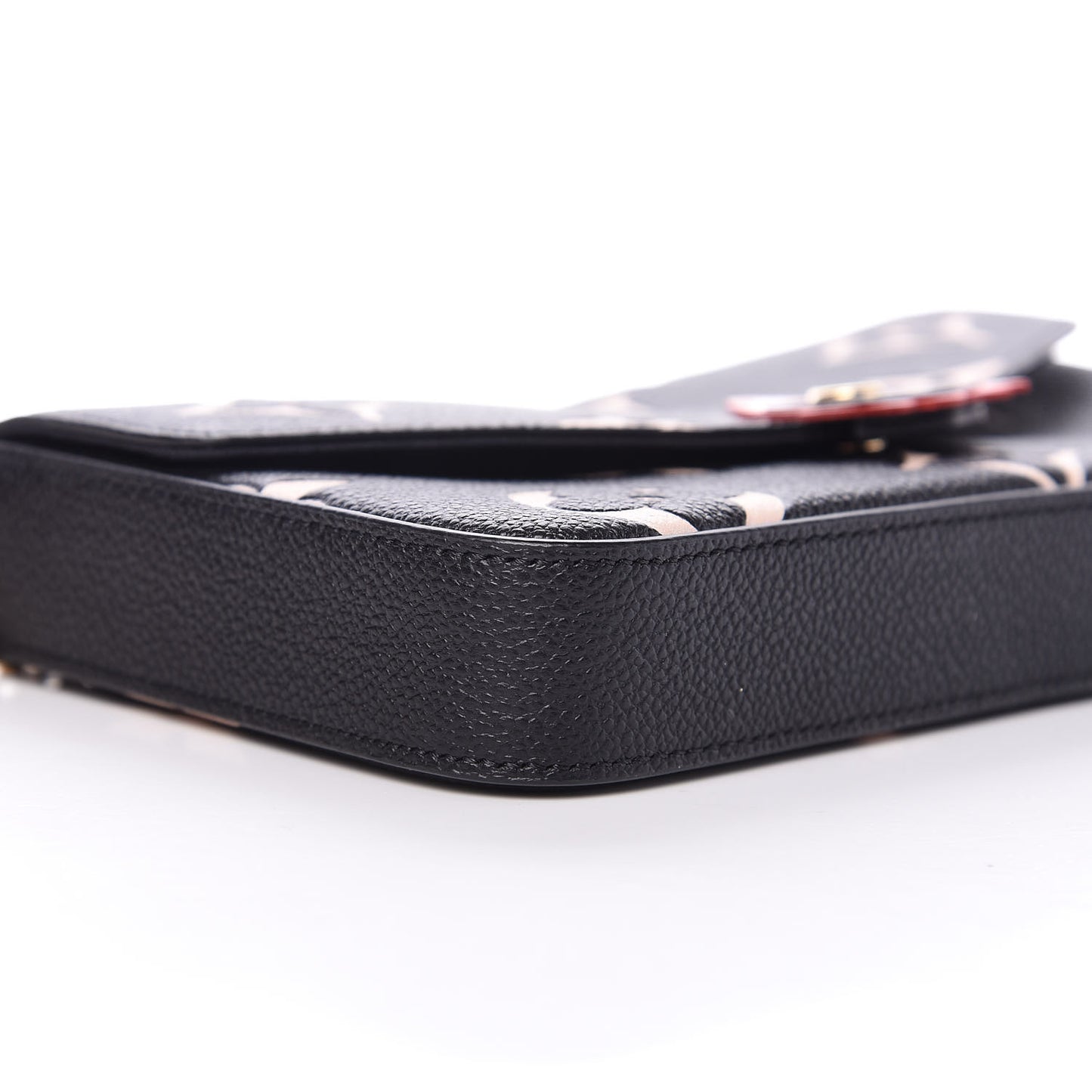 Empreinte Monogram Giant Crafty Pochette Felicie Black Creme