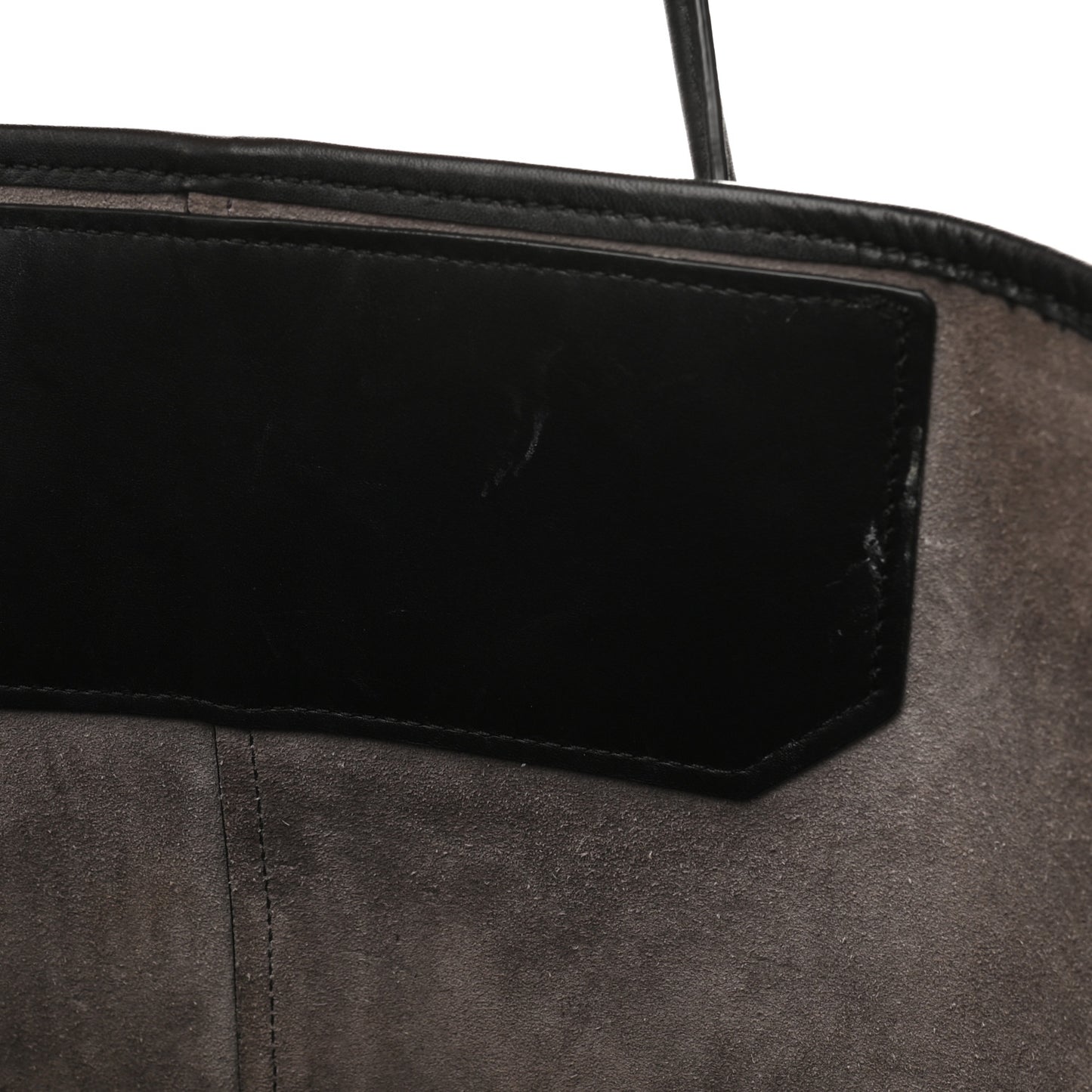 Calfskin Prisma Skeletal Tote Black
