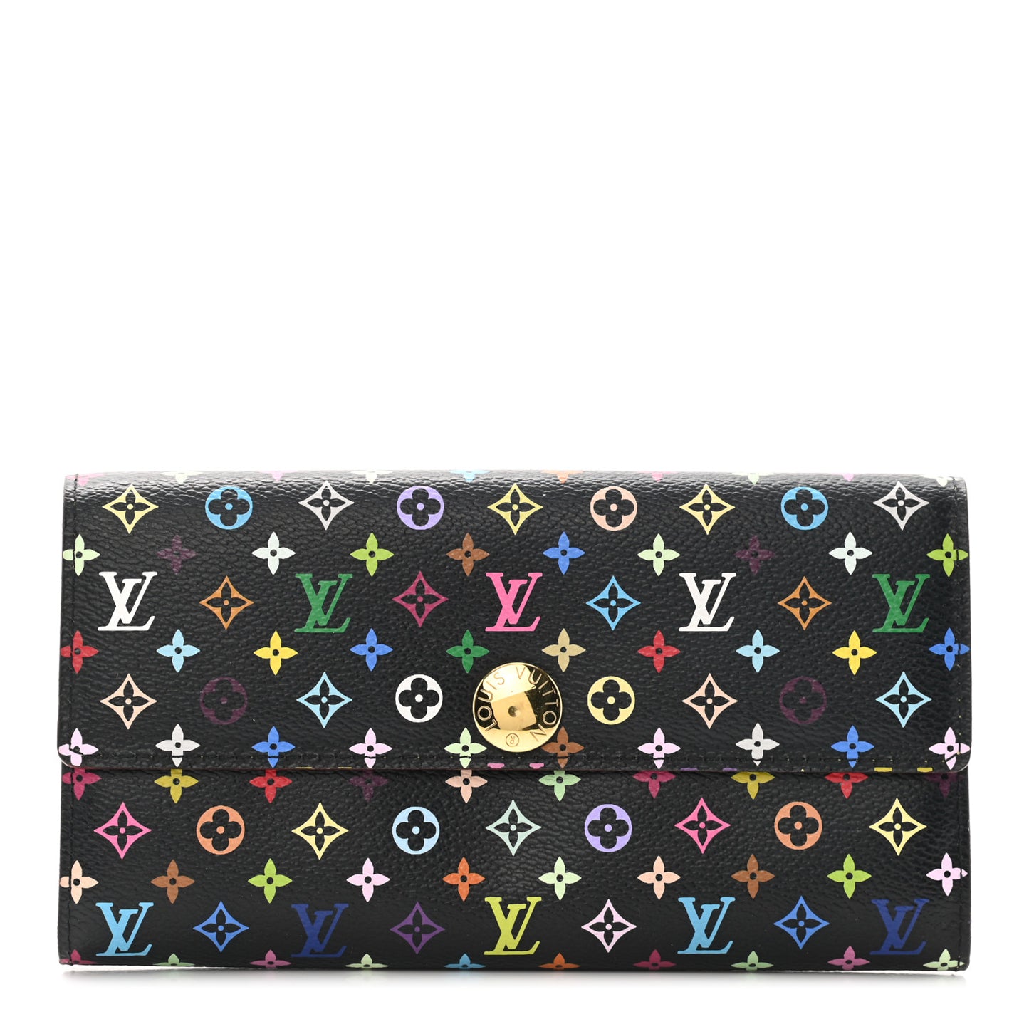 Monogram Multicolor Sarah Wallet Black