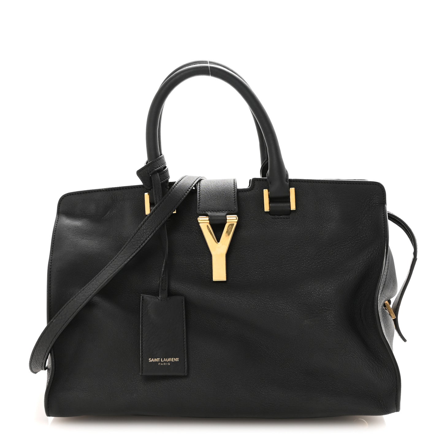 Calfskin Small Classic Y Cabas Black