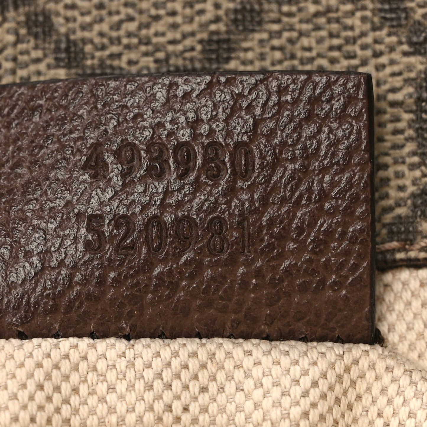 GG Supreme Monogram Neo Vintage Web Belt Bag Brown