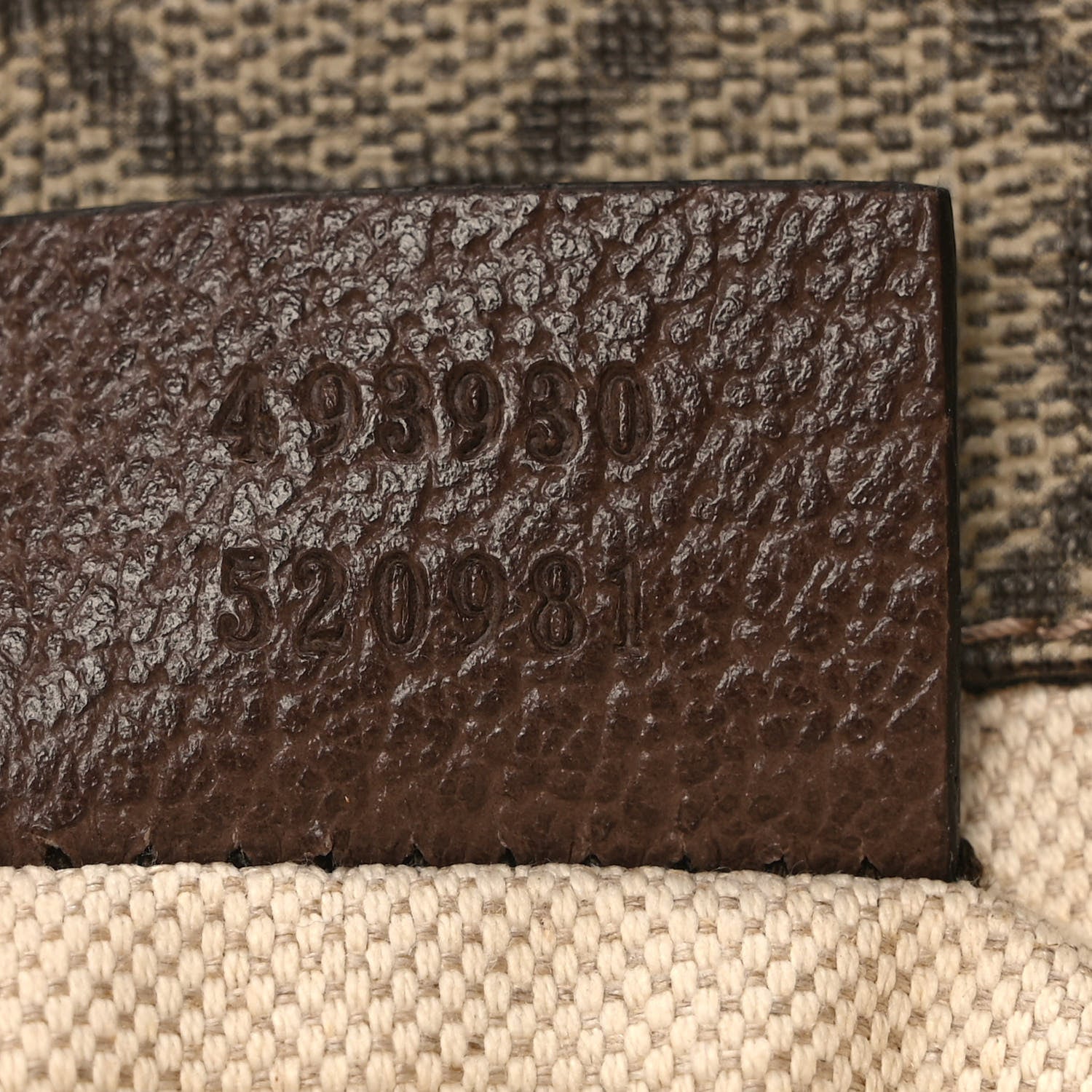 Gucci GG Supreme Monogram Neo Vintage Web Belt Bag Brown 7 of 9