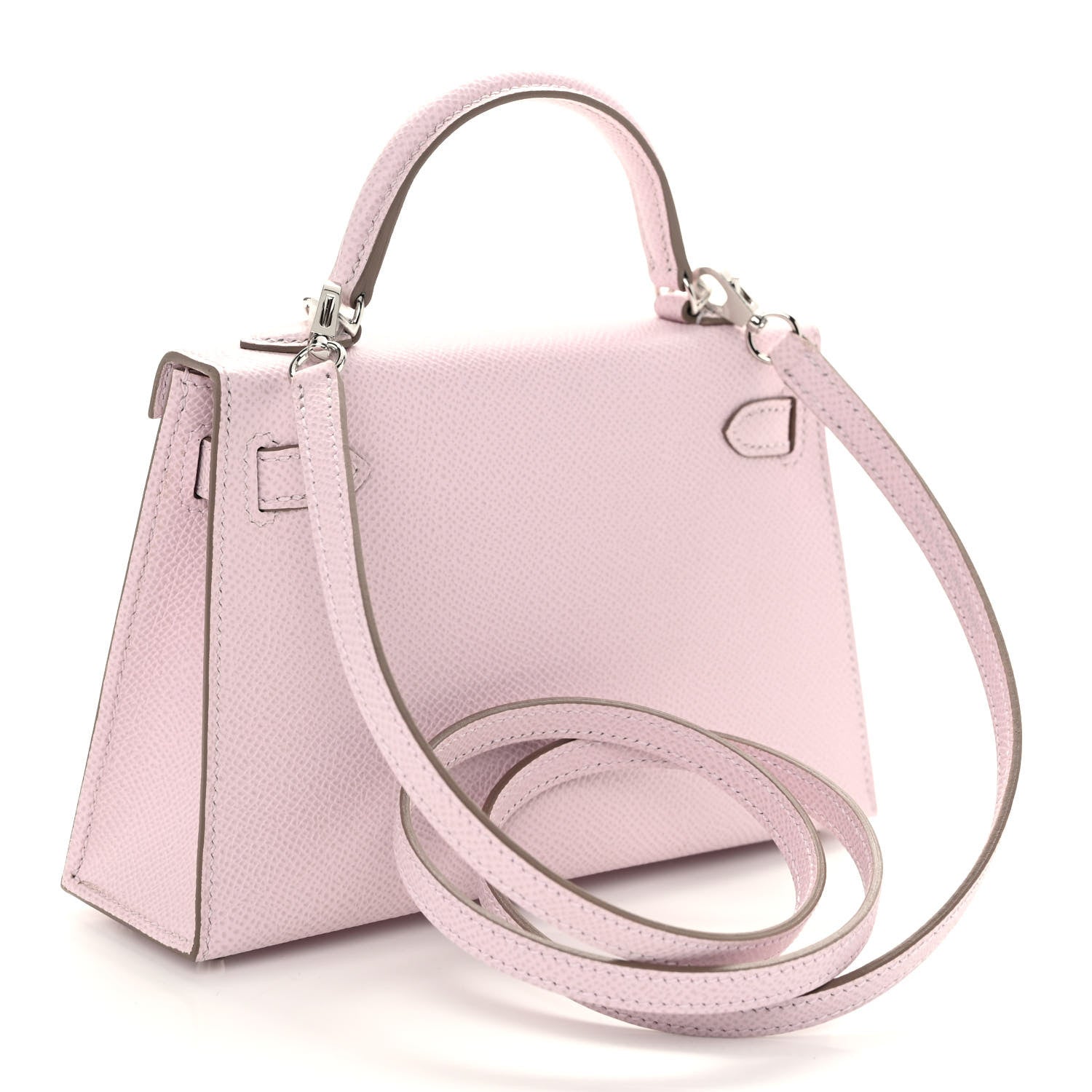Hermes Epsom Mini Kelly Sellier 20 Mauve Pale 3 of 10