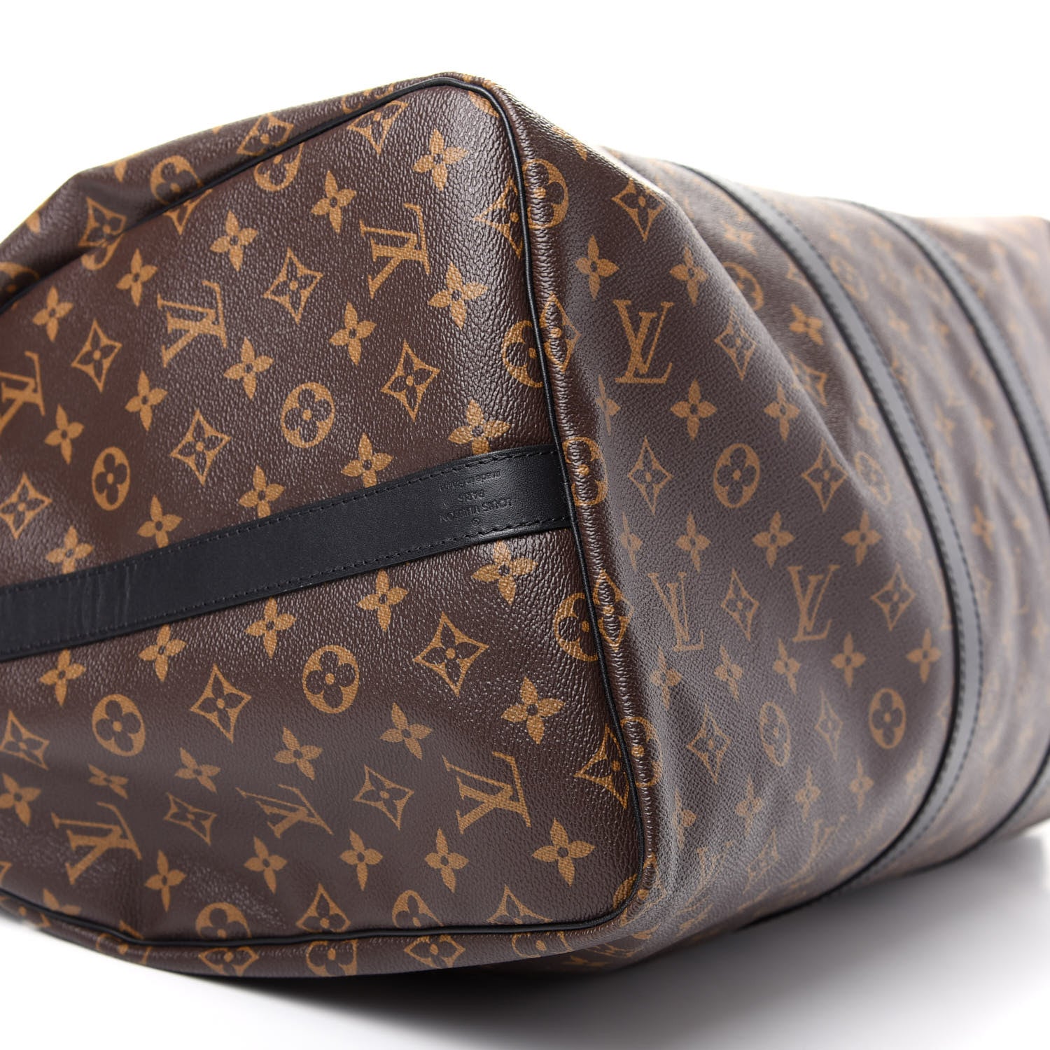 Louis Vuitton Monogram Macassar Keepall Bandouliere 55 5 of 9