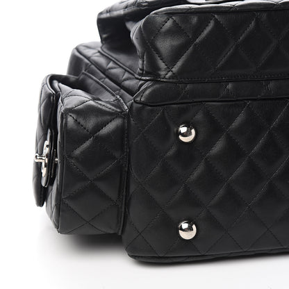 Chanel Calfskin Quilted Large Cambon Multipocket Reporter Black 7 of 13