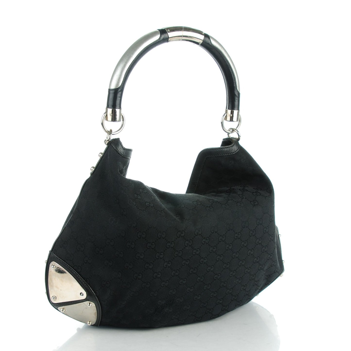 Monogram Large Indy Top Handle Bag Black