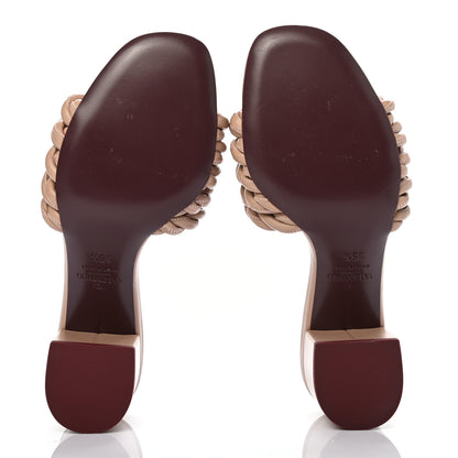 Valentino Garavani Nappa Rope 60mm Slide Sandals 35.5 Rose Cannelle 5 of 7