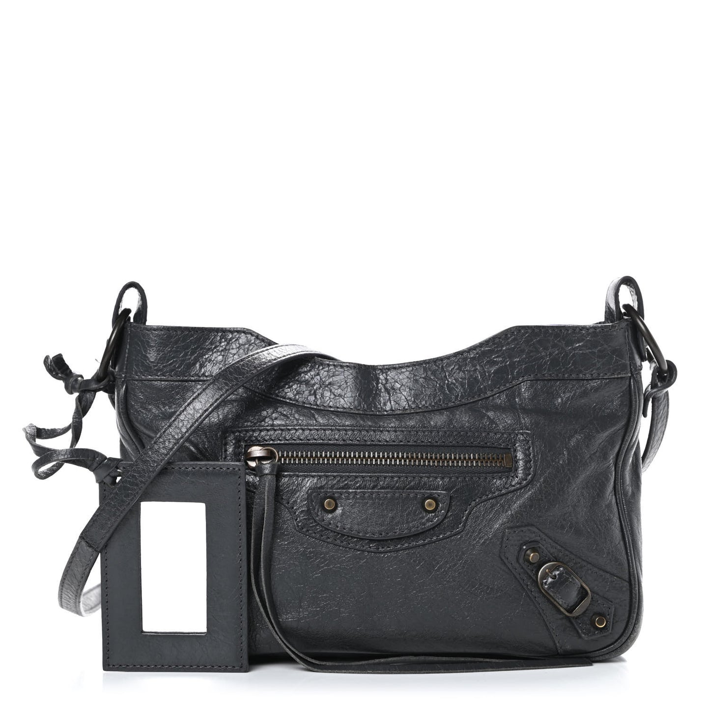 Agneau Classic Hardware Hip Gris Fossile