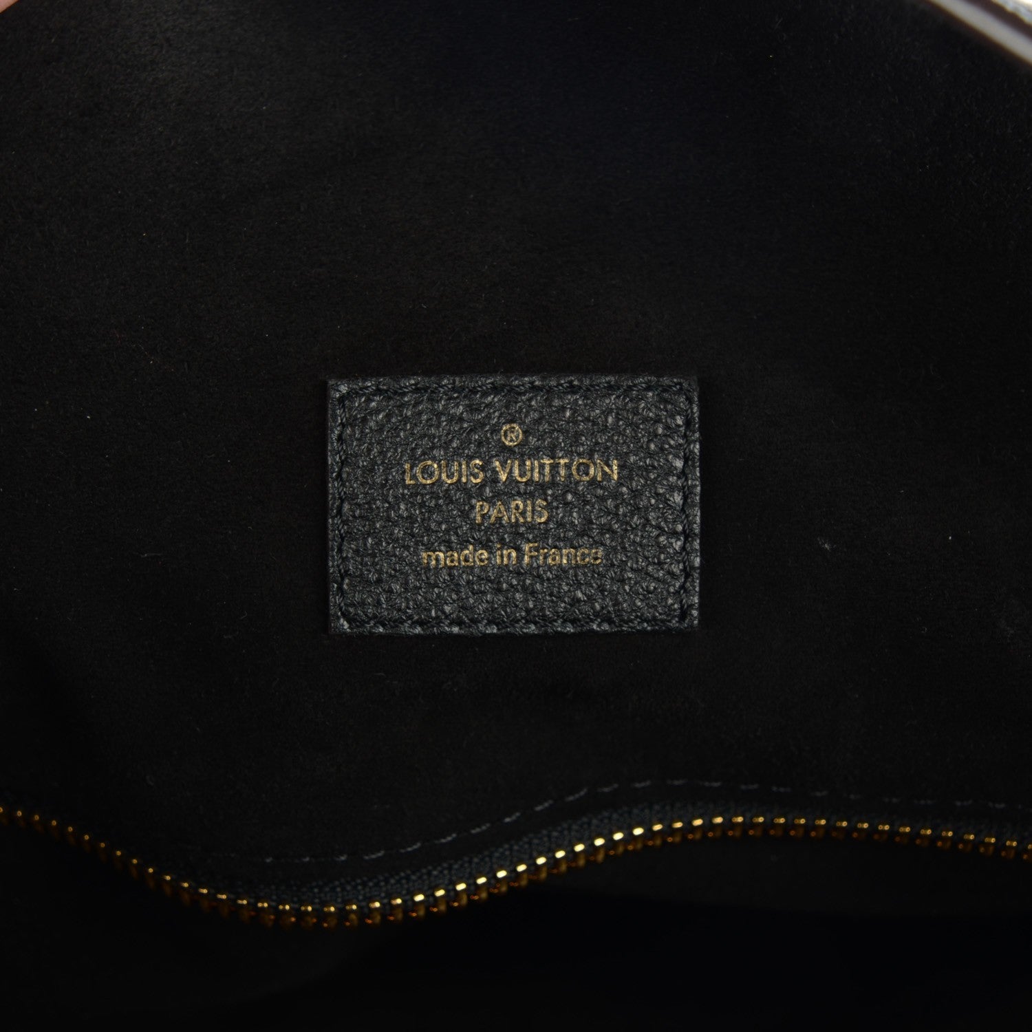 Louis Vuitton Veau Cachemire Python Babylone MM Black 6 of 7