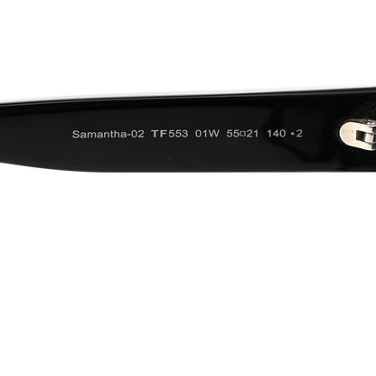 Tom Ford Samantha Cat Eye Sunglasses TF553 Black 5 of 9