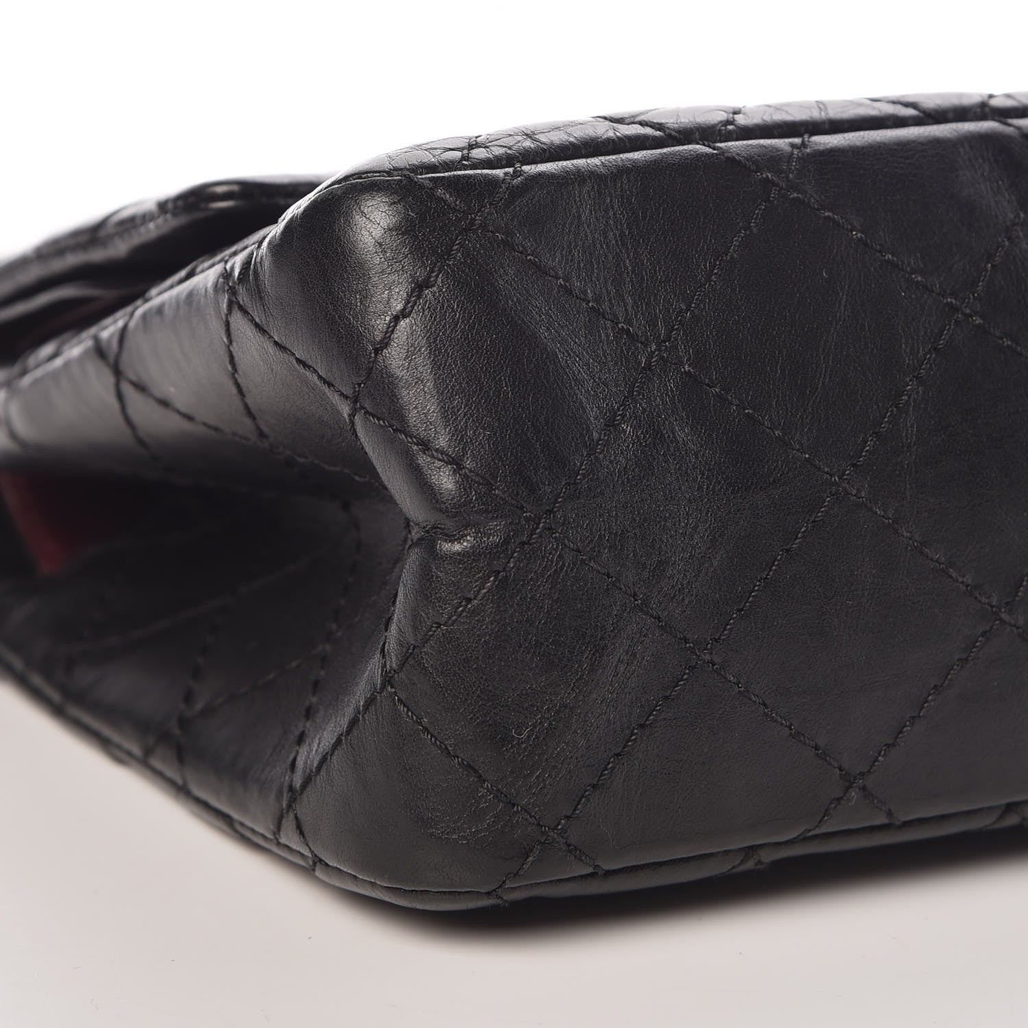 Chanel Aged Calfskin Quilted 2.55 Reissue 225 Flap Black 8 of 9