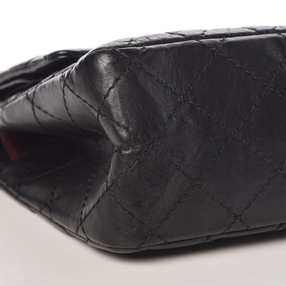 Chanel Aged Calfskin Quilted 2.55 Reissue 225 Flap Black 8 of 9