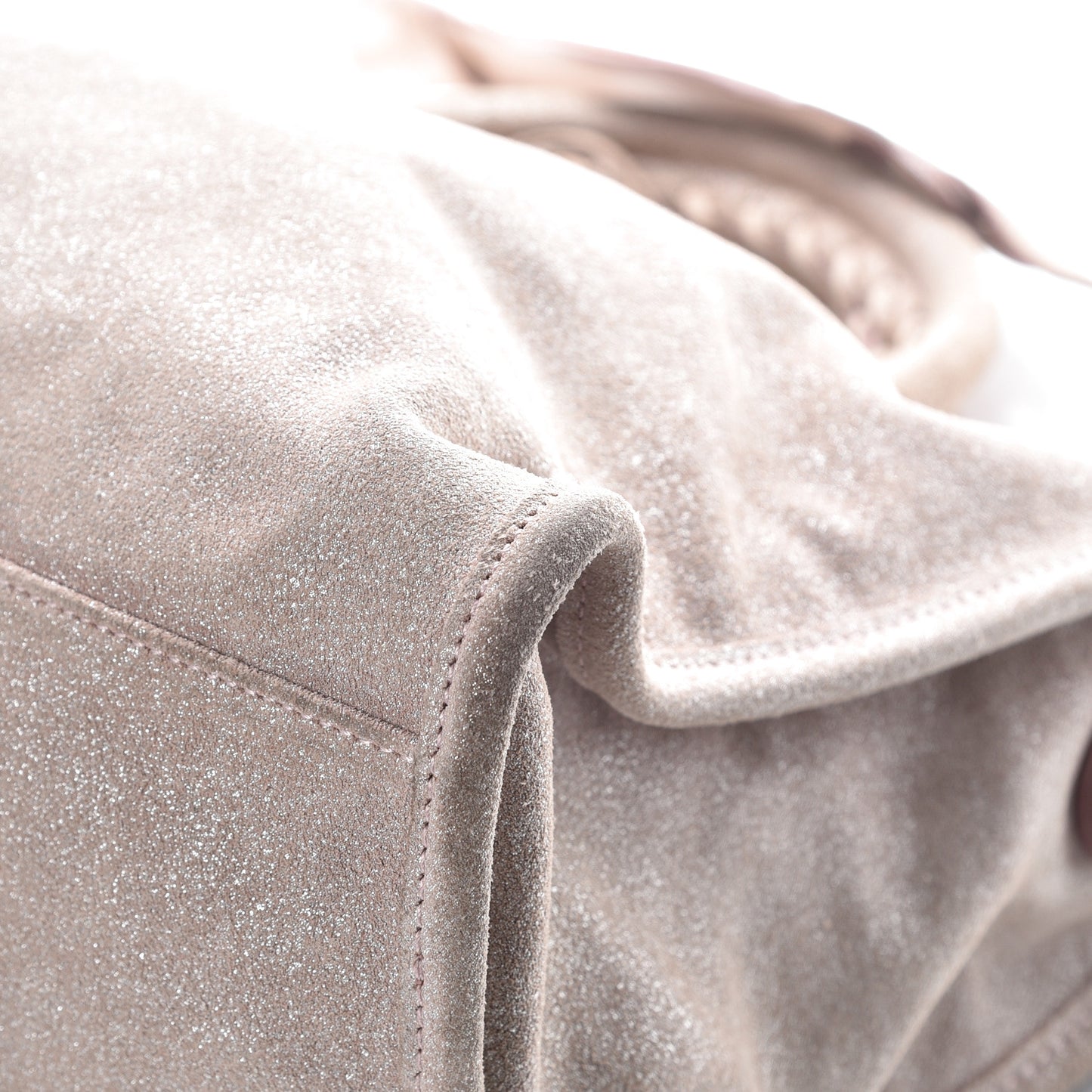 Metallic Craquele Calfskin Classic Hardware City Bois de Rose