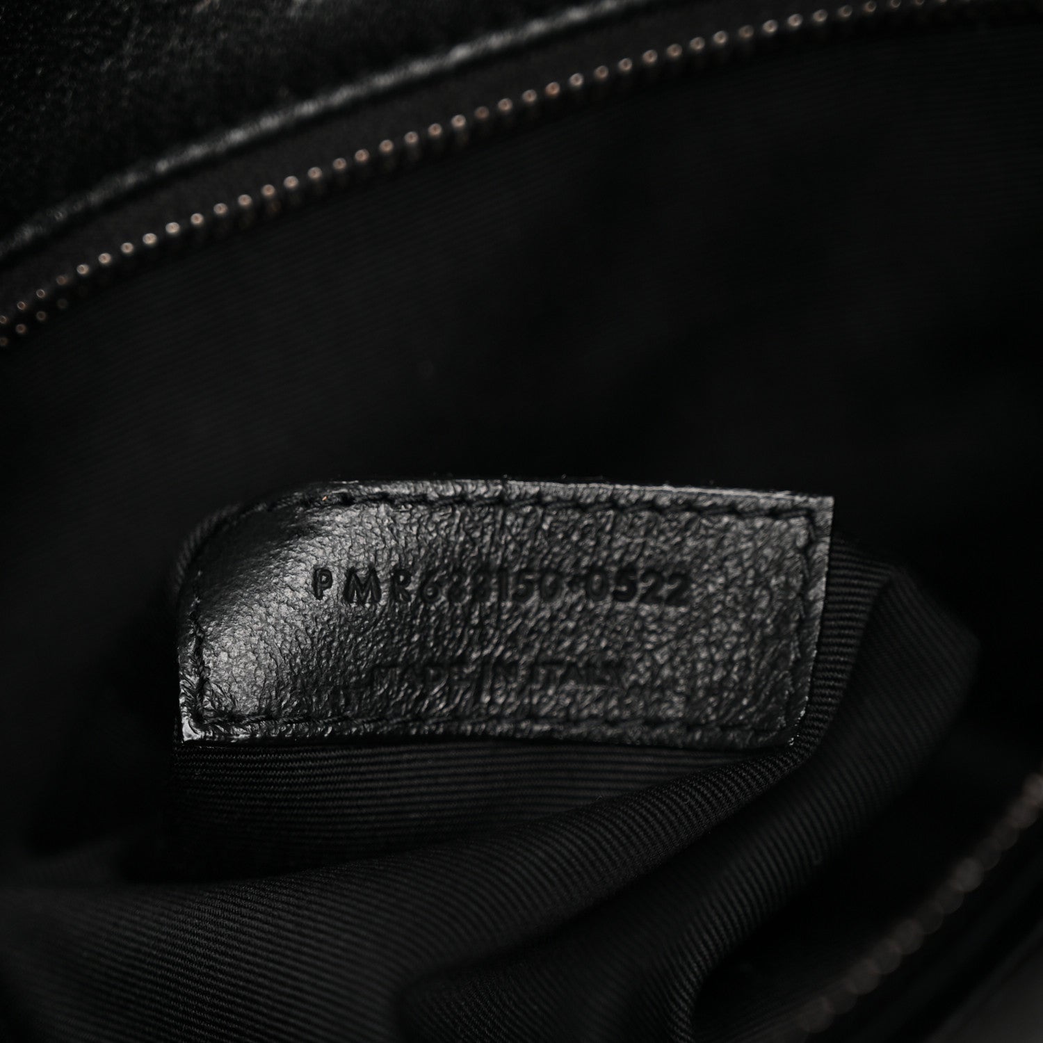Saint Laurent Crinkled Calfskin Monogram Medium Niki Chain Satchel Black 6 of 11