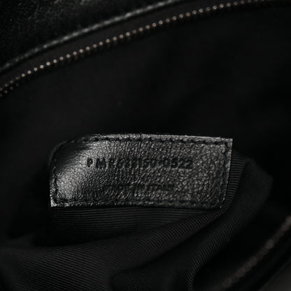 Saint Laurent Crinkled Calfskin Monogram Medium Niki Chain Satchel Black 6 of 11