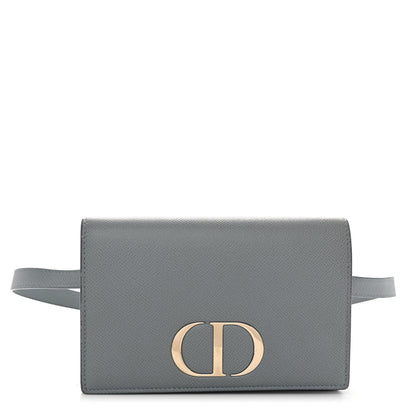 Christian Dior Calfskin 30 Montaigne 2 in 1 Pouch Cloud Blue 1 of 9