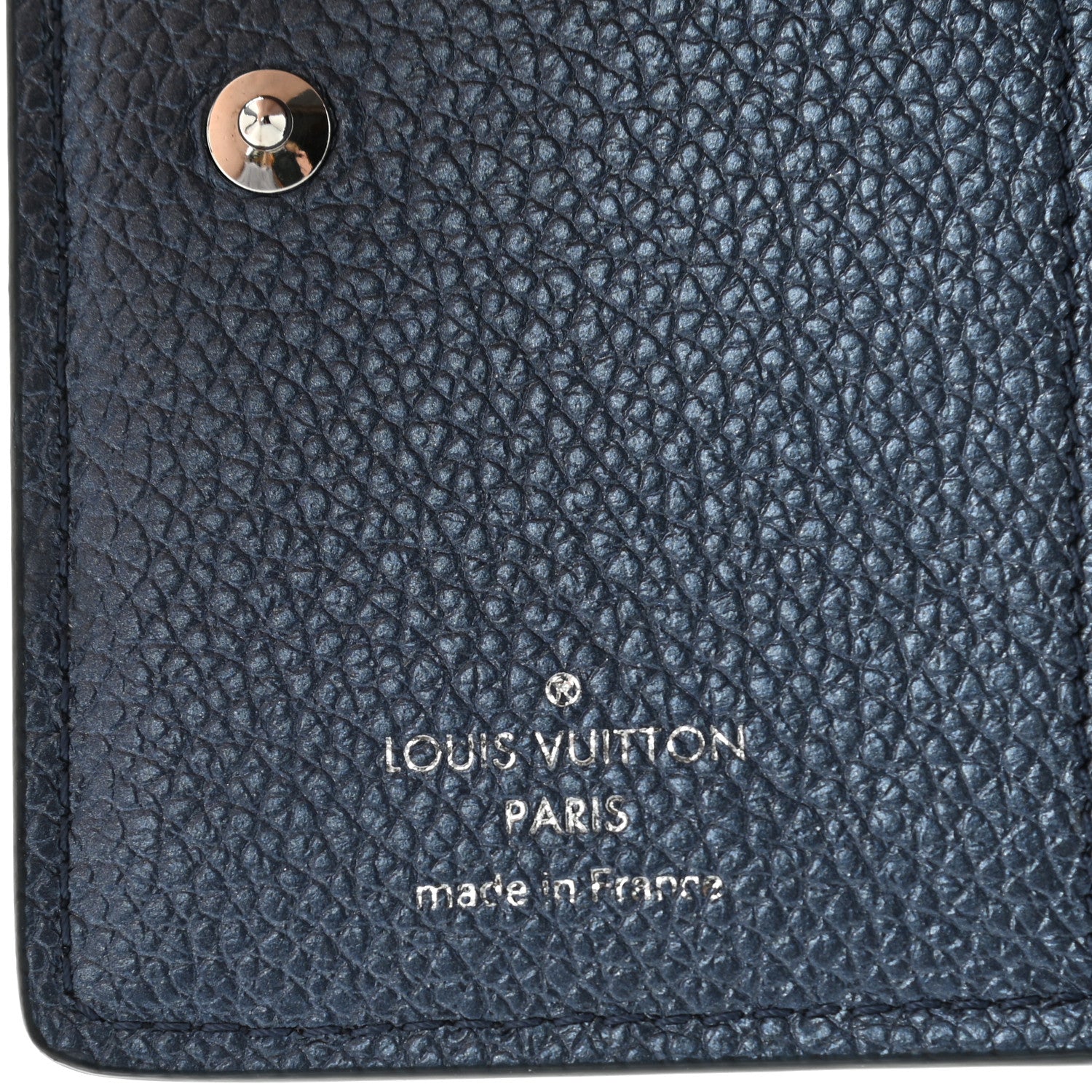 Louis Vuitton Metallic Empreinte Clea Wallet Navy Nacre 7 of 10