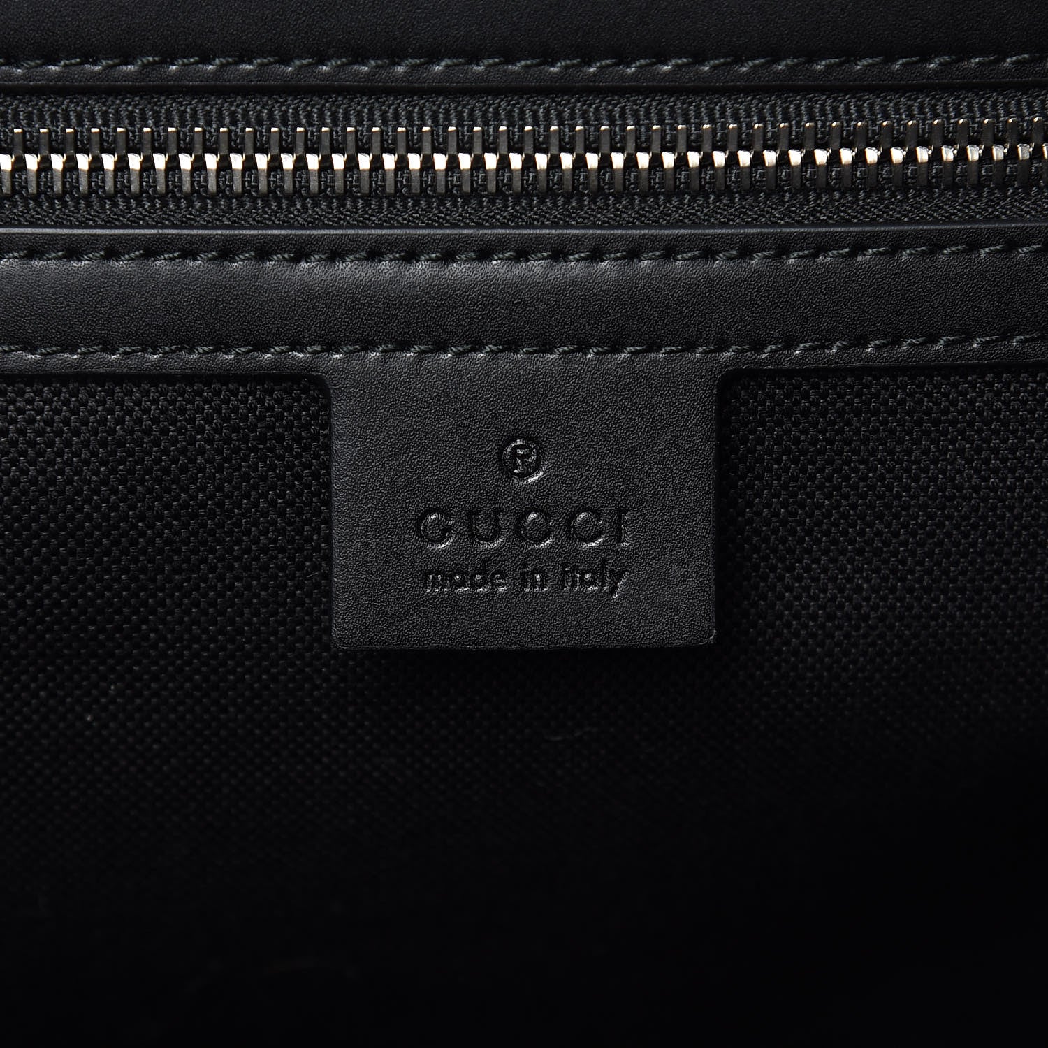 Gucci GG Supreme Monogram Web Tote Black Grey 6 of 11