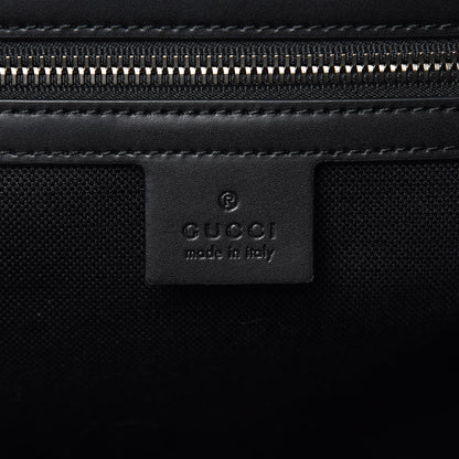 Gucci GG Supreme Monogram Web Tote Black Grey 6 of 11