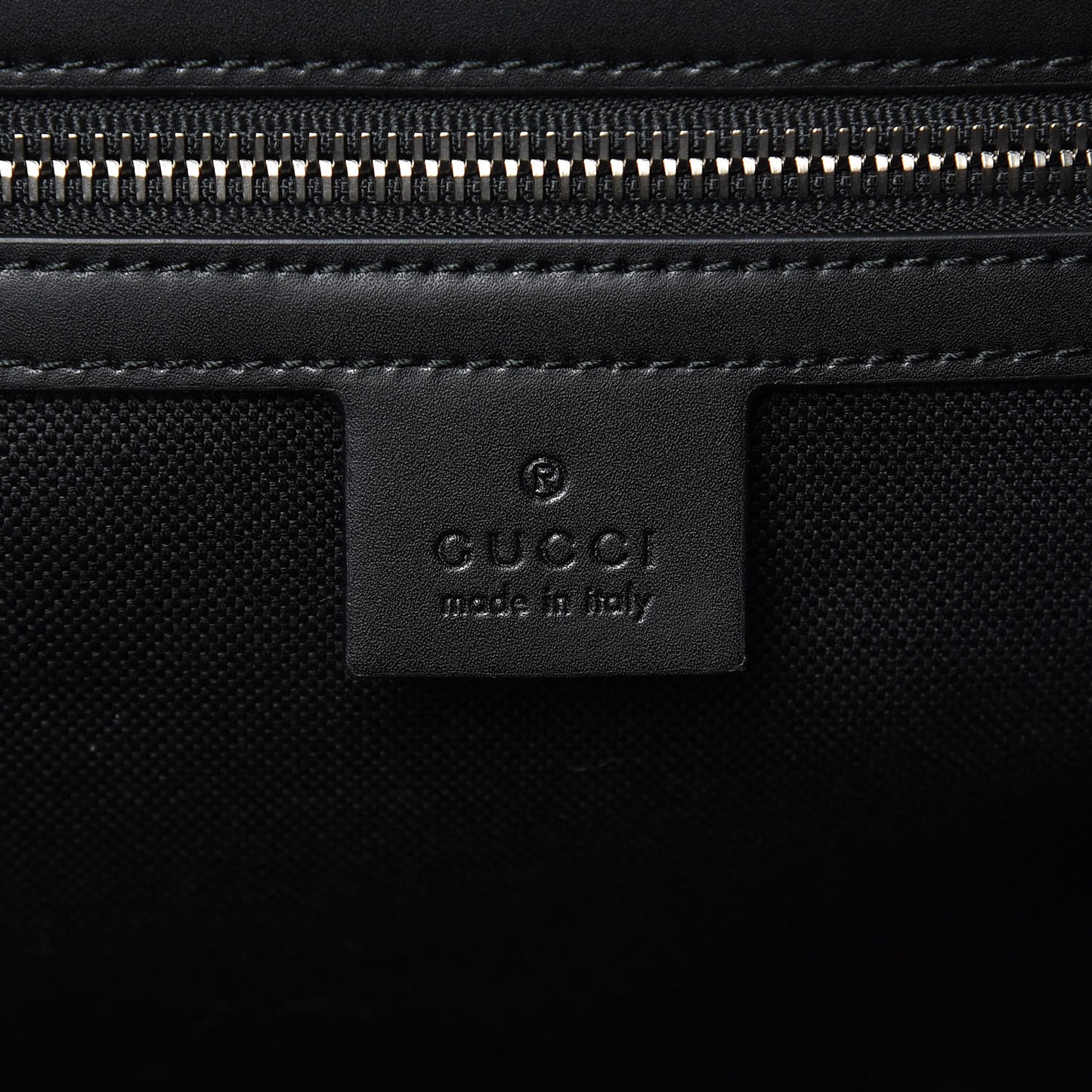 GG Supreme Monogram Web Tote Black Grey