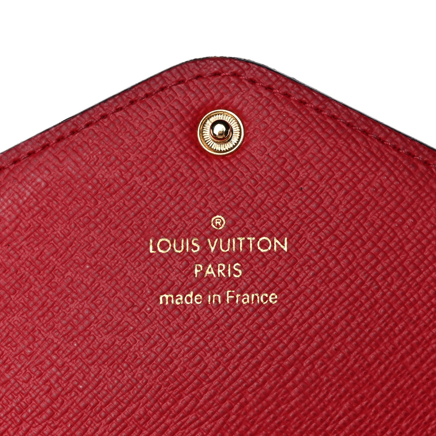 Louis Vuitton Damier Ebene Josephine Wallet Red 7 of 13
