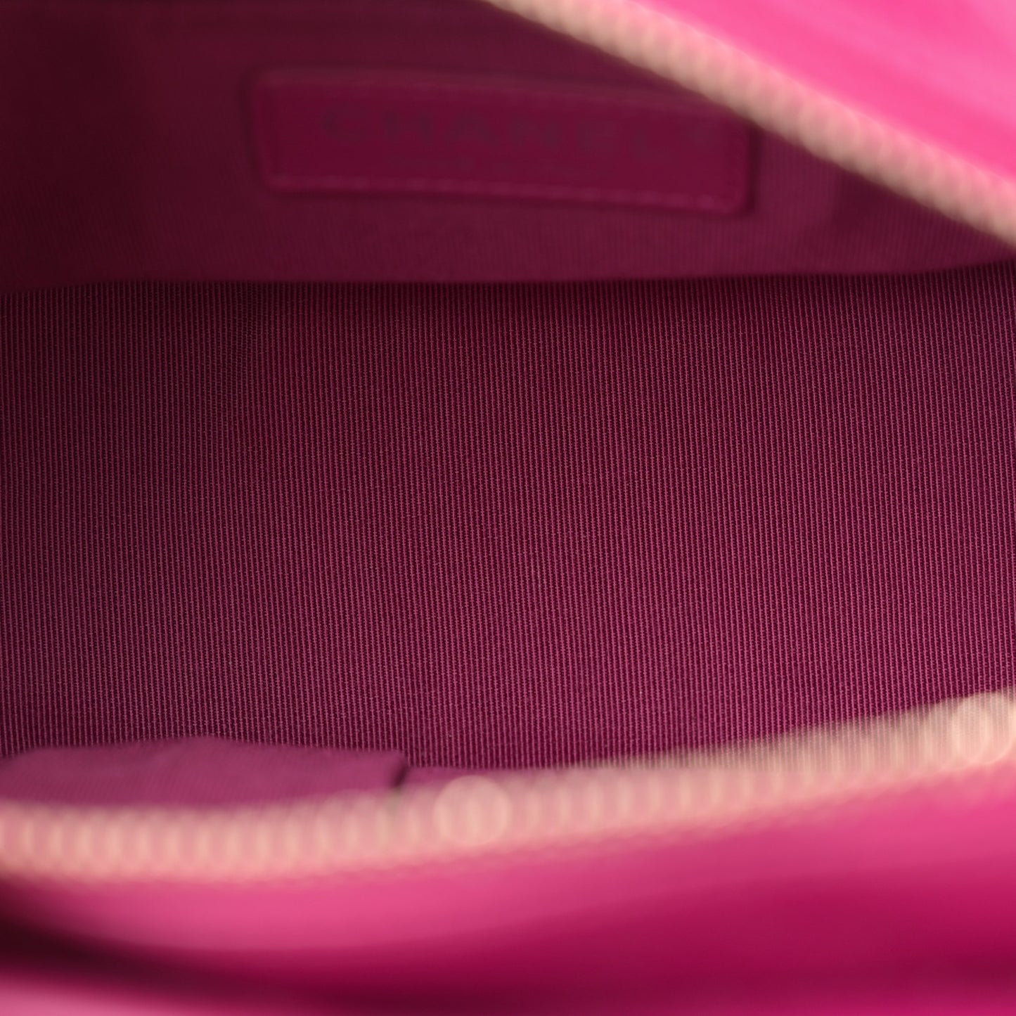 Aged Calfskin Quilted Small Gabrielle Hobo Fuchsia
