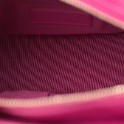 Chanel Aged Calfskin Quilted Small Gabrielle Hobo Fuchsia 5 of 10