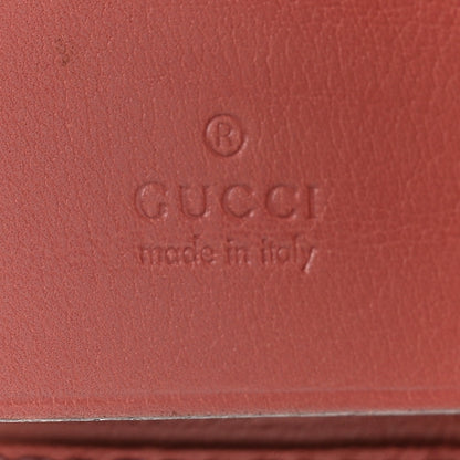 Gucci GG Supreme Monogram Wev 6 Key Holder Case Beige Pink 6 of 9