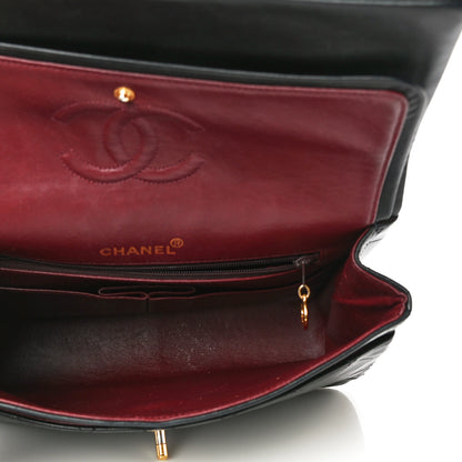 Chanel Lambskin Quilted Medium Double Flap Black 5 of 24