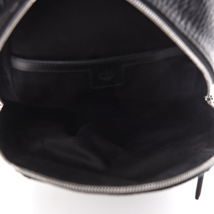 MCM Visetos Spot Medium Sling Bag Black Silver 5 of 10