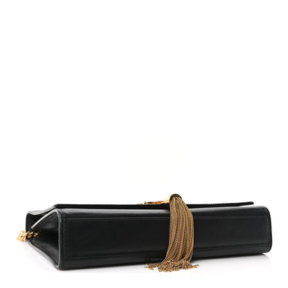 Saint Laurent Smooth Calfskin Medium Classic Monogram Kate Tassel Satchel Black 4 of 10