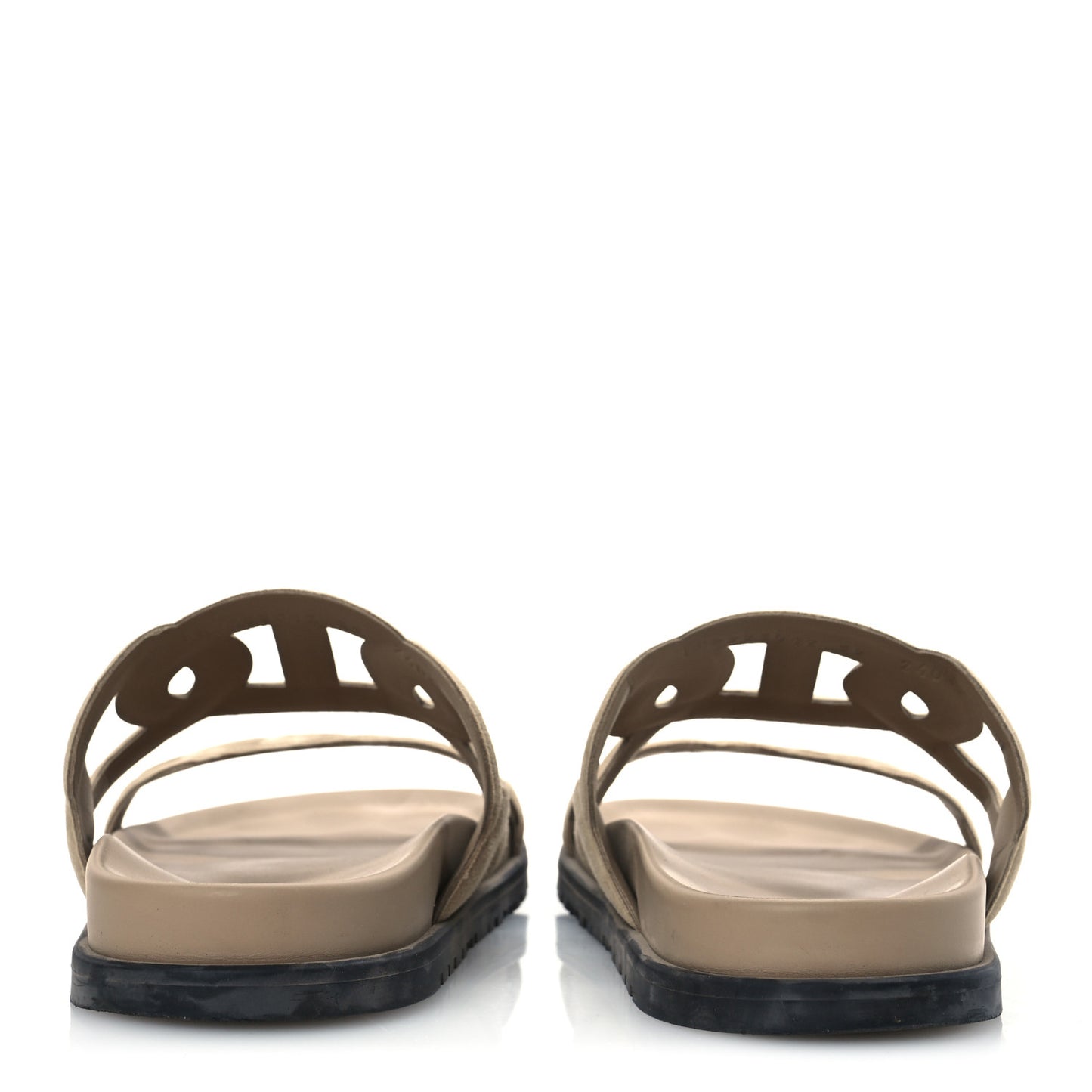 Suede Goatskin Extra Sandals 39 Beige Argile