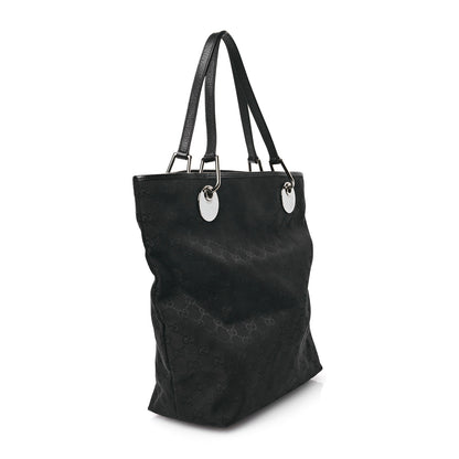 Gucci Monogram Large Eclipse Tote Black 3 of 10