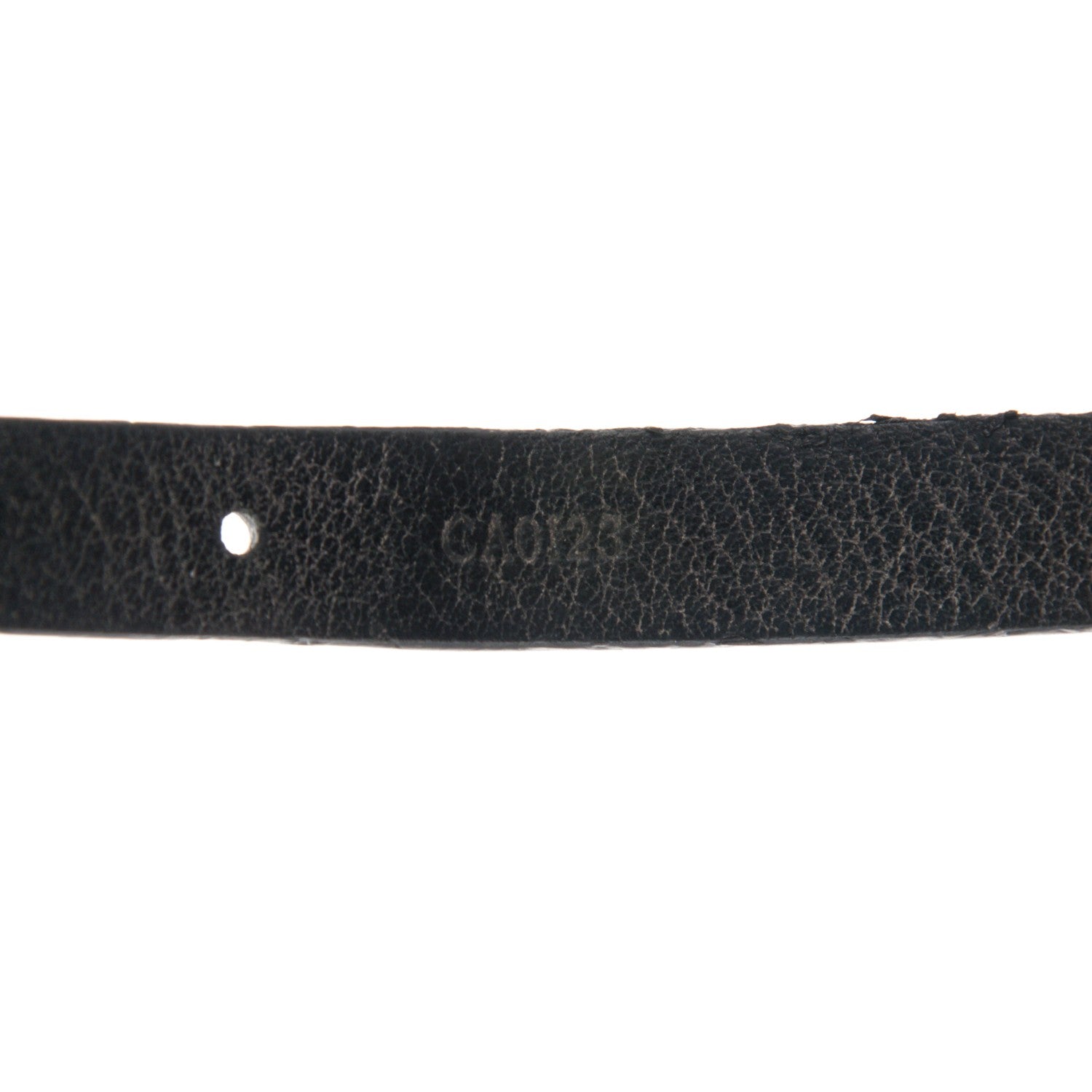 Louis Vuitton Calfskin Stamp It Bracelet 17 Black 7 of 9