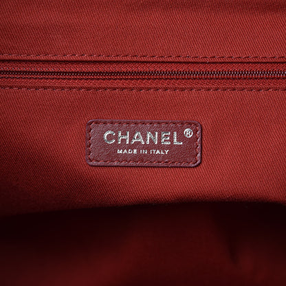 Chanel Lurex Boucle Medium Deauville Tote Red 6 of 7